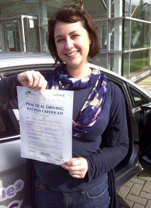 Rebekah, Manchester, passed her driving test first time with Uncle Joe's Driving School 